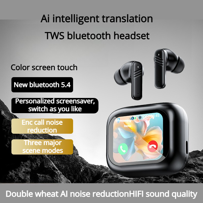 Noise Canceling Headphones - Full Touch Screen In-Ear Headphones With
