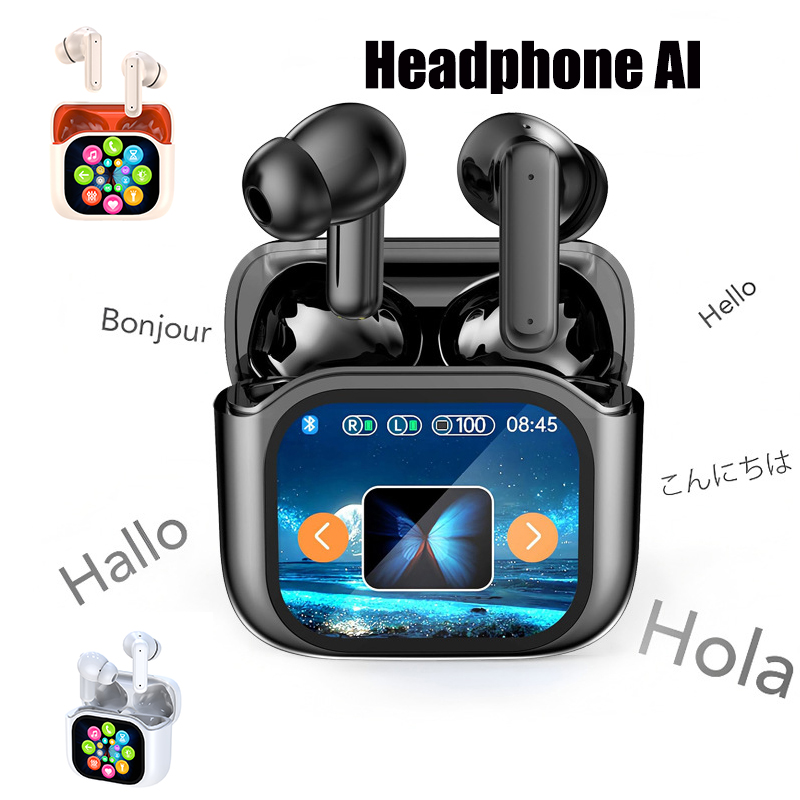 Noise Canceling Headphones - Smart AI Translation Bluetooth Earphones With