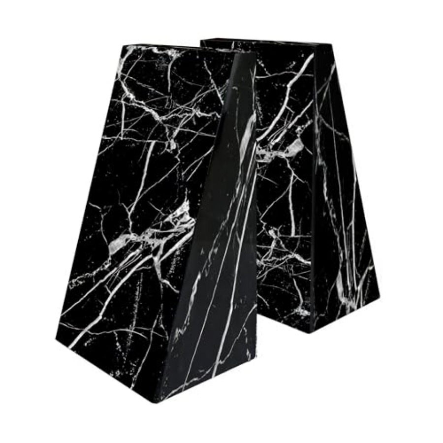 Home Office With Bookshelves - Premium Polished Stone Marble 6
