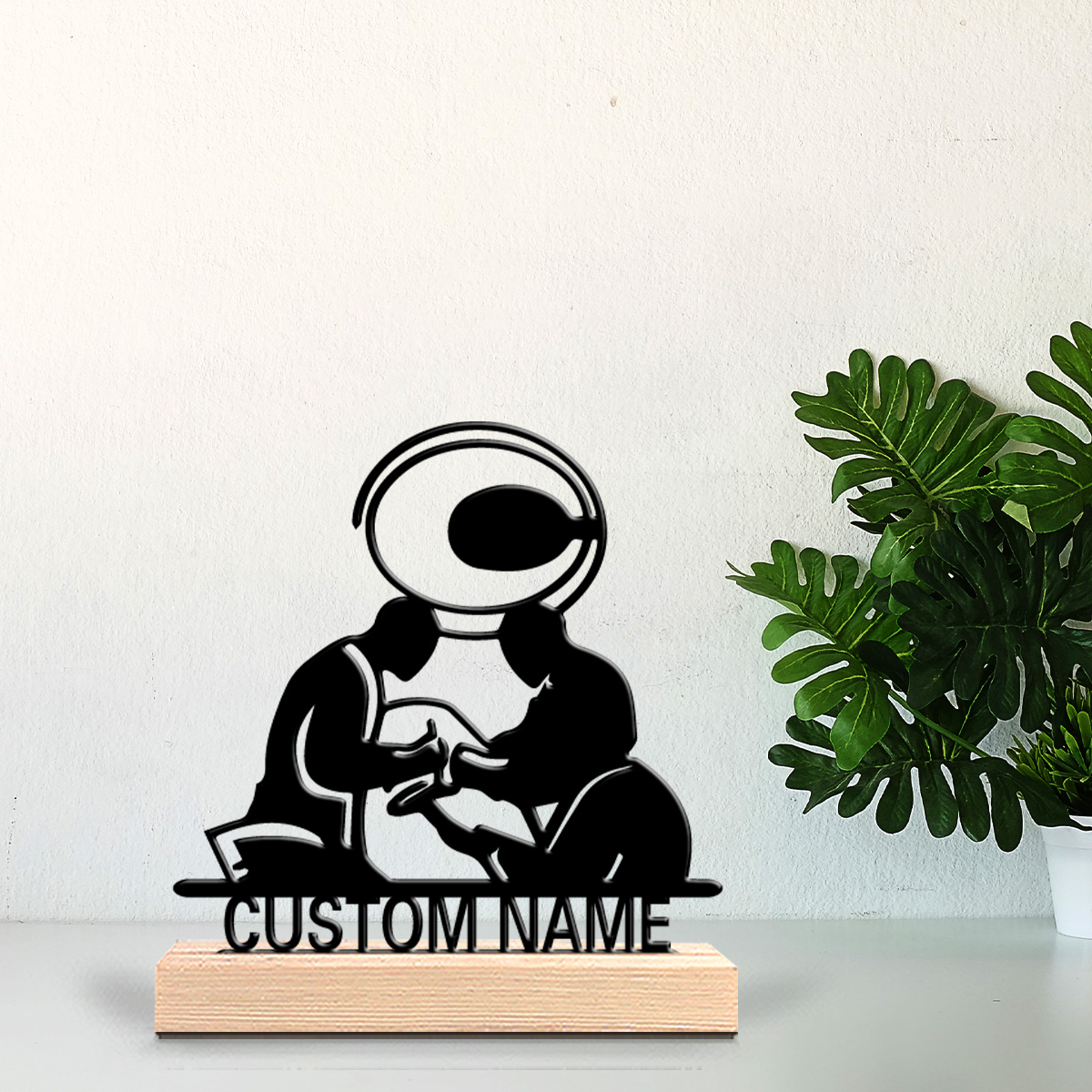 Home Office In Living Room - 1pc Terror Personalized Custom ballet Metal