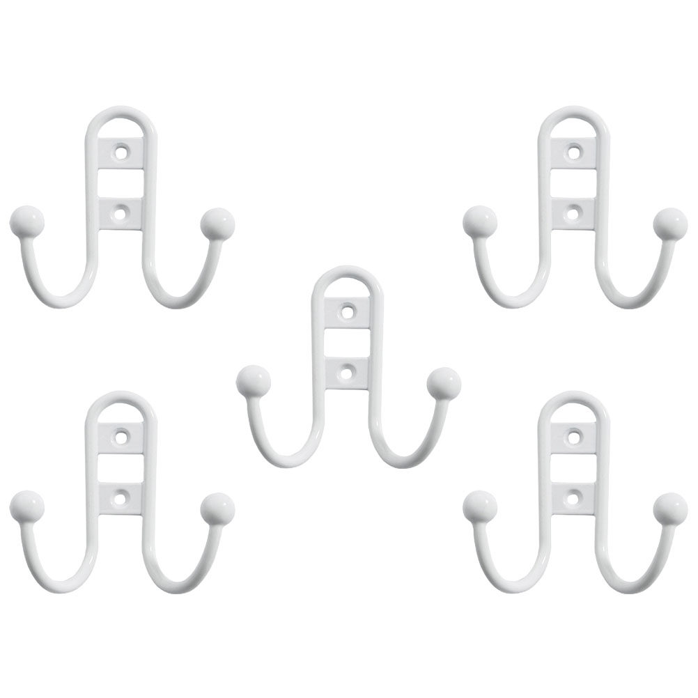 Home Office In Living Room - 5Pcs Premium Zinc Alloy Wall Hooks