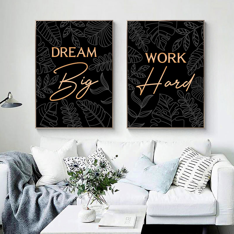 Modern Inspirational Quotes Ca - Home Office Room Inspiration reseña y precio