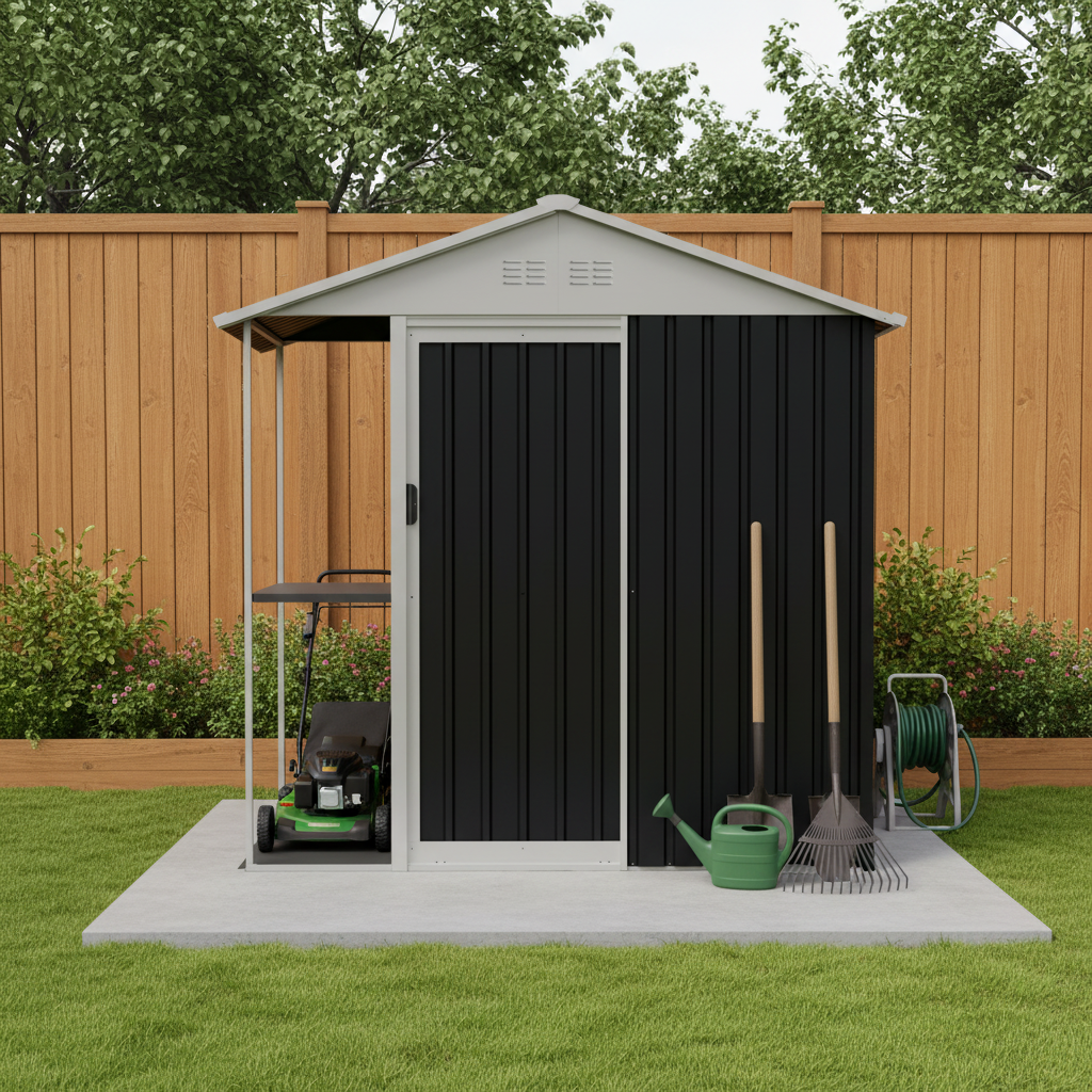 6X4 All in One Storage Shed To - Home Office Shed reseña y precio