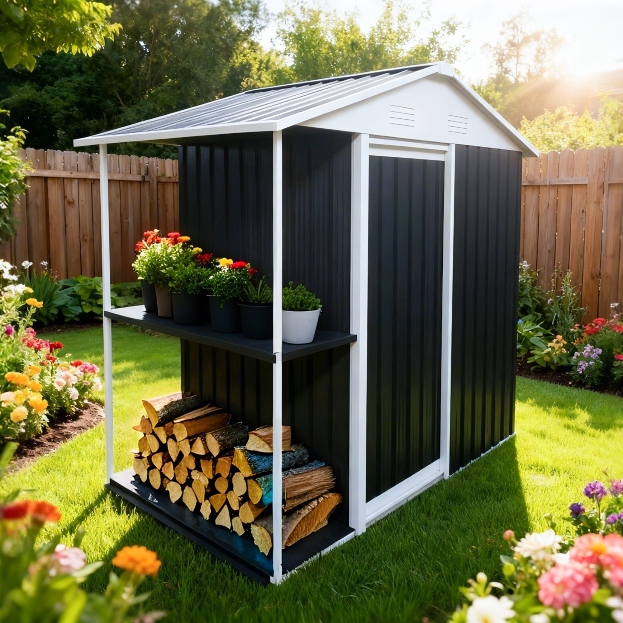 6X4 All in One Storage Shed To - Home Office Shed reseña y precio
