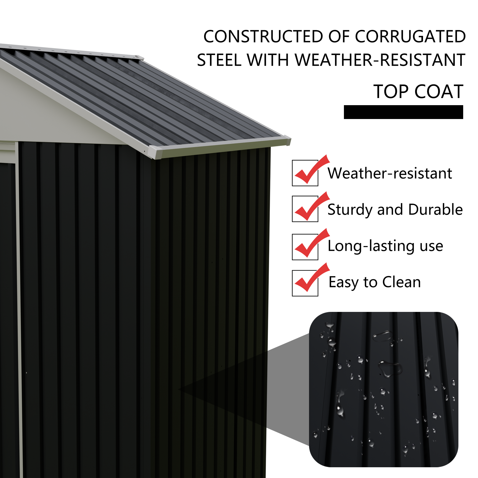 6X4 All in One Storage Shed To - Home Office Shed reseña y precio