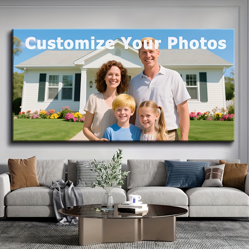 1pc Personalized Custom Photo  - Home Office In Living Room reseña y precio