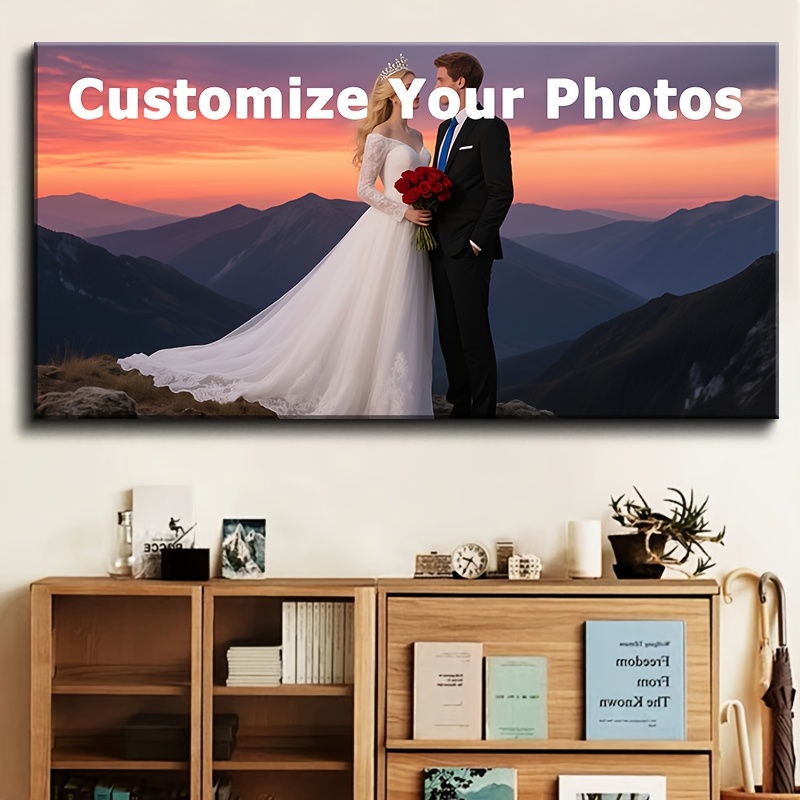 1pc Personalized Custom Photo  - Home Office In Living Room reseña y precio