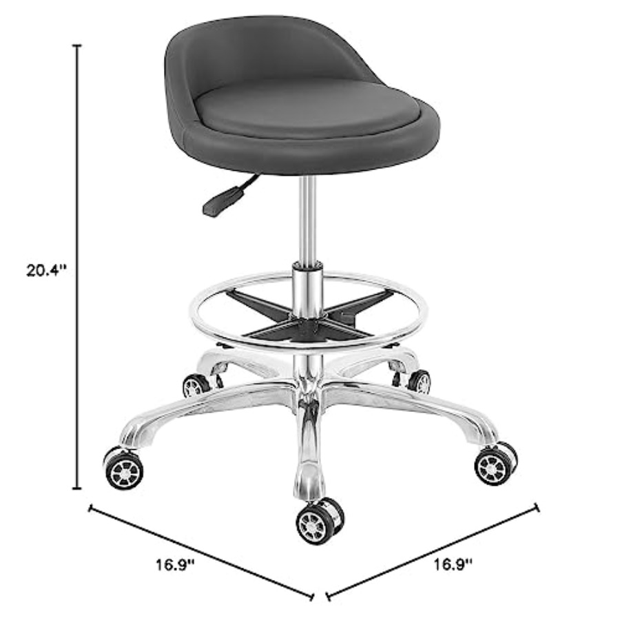 Rolling Stool Adjustable Draft - Home Office Chair reseña y precio