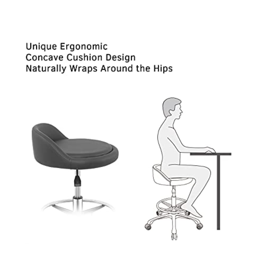 Rolling Stool Adjustable Draft - Home Office Chair reseña y precio