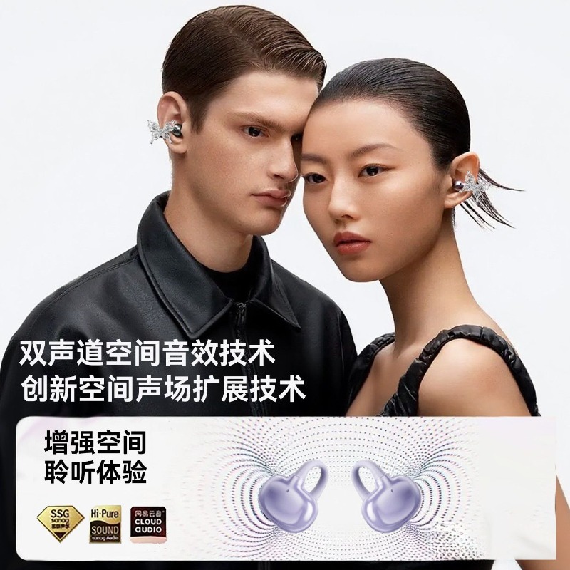 Erdu Ear Clip Wireless Earphon - Noise Canceling Headphones reseña y precio