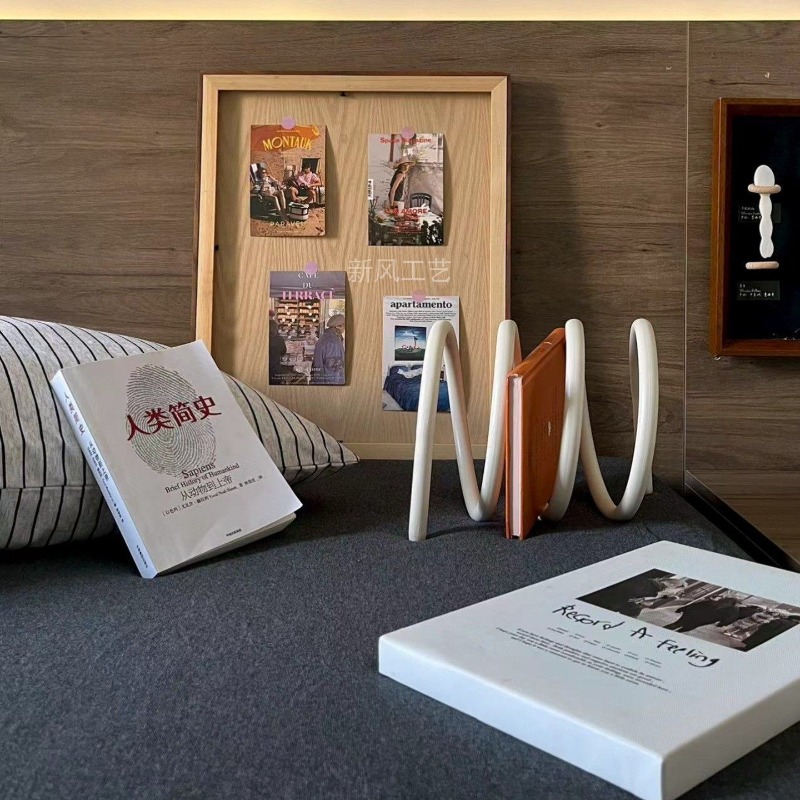 Creative Minimalist Metal Maga - Home Office With Bookshelves reseña y precio