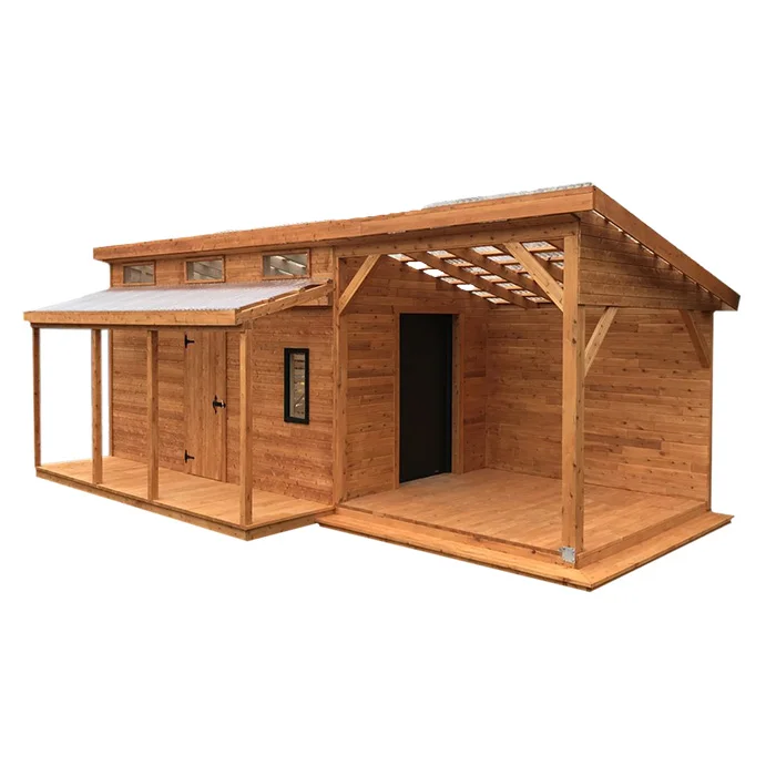 10X12 Deluxe Cedar Cabin Outdo - Home Office Shed reseña y precio