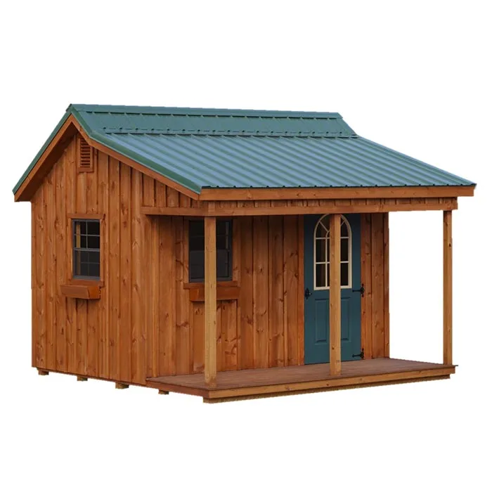 10X12 Deluxe Cedar Cabin Outdo - Home Office Shed reseña y precio