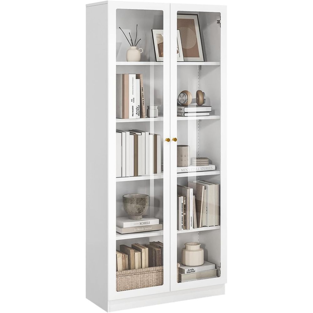 70.87 Tall Metal Bookshelf, 5- - Home Office In Living Room reseña y precio