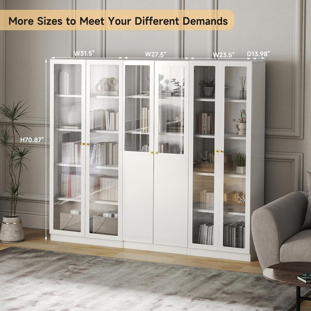 70.87 Tall Metal Bookshelf, 5- - Home Office In Living Room reseña y precio