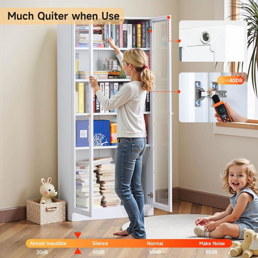 70.87 Tall Metal Bookshelf, 5- - Home Office In Living Room reseña y precio