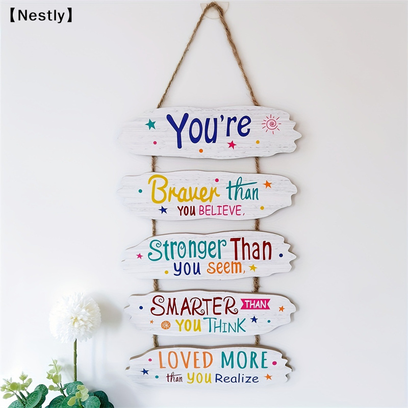 Inspirational Hanging Plaque S - Home Office Room Inspiration reseña y precio