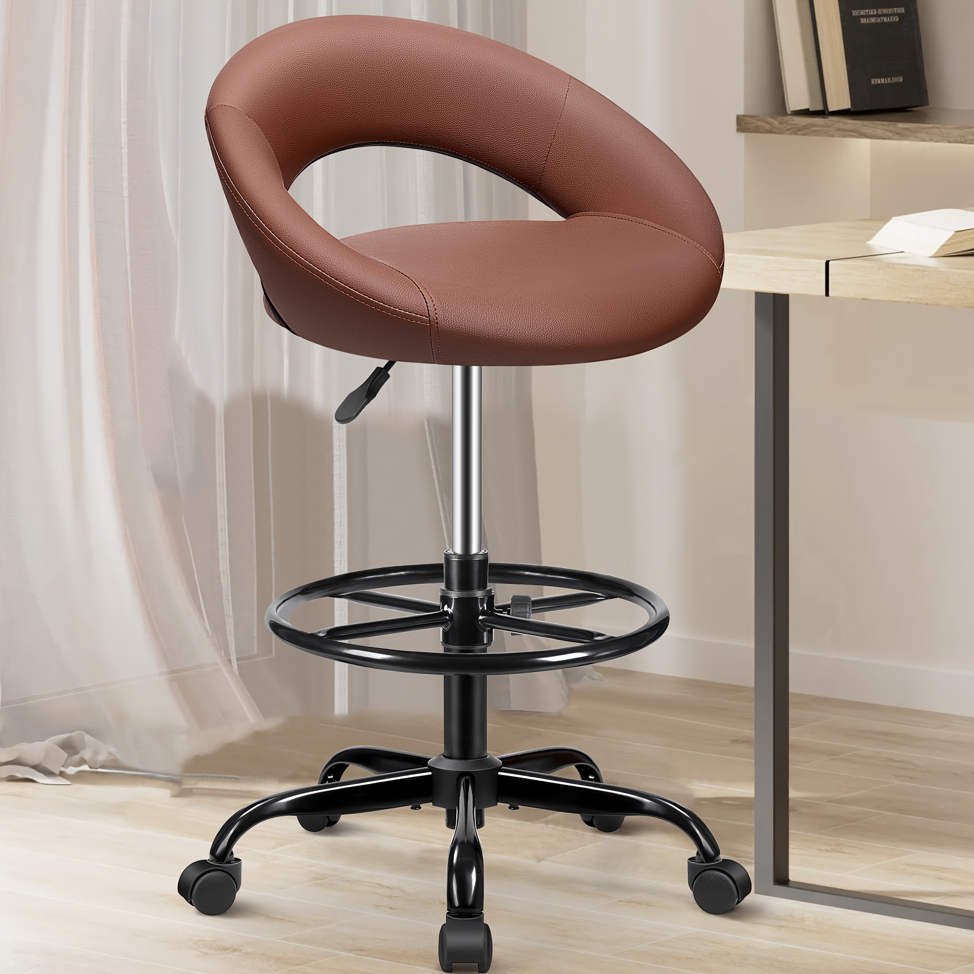Ergonomic Drafting Chair - PU  - Home Office Chair reseña y precio
