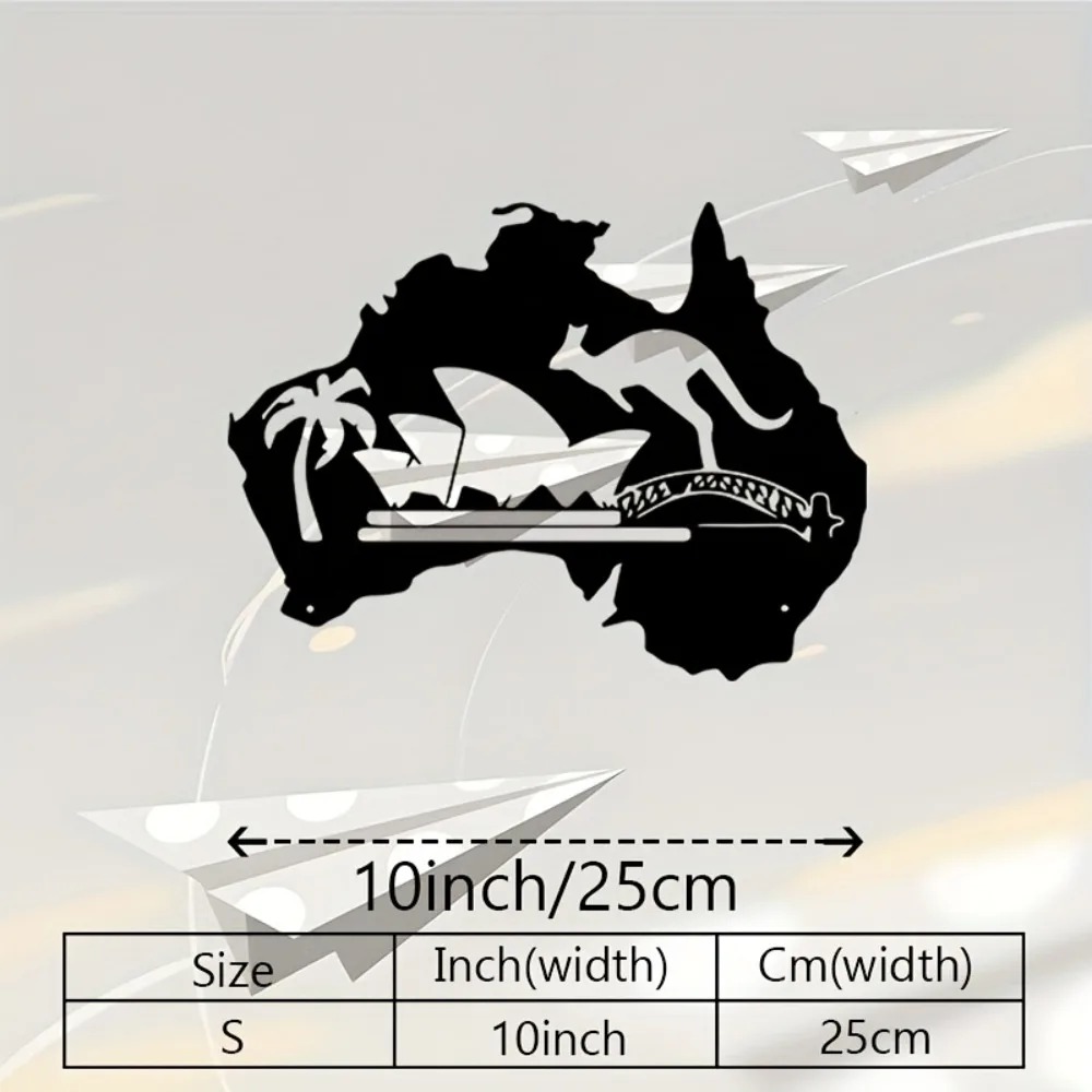 Kangaroo Metal Wall Art Austra - Home Office Australia reseña y precio
