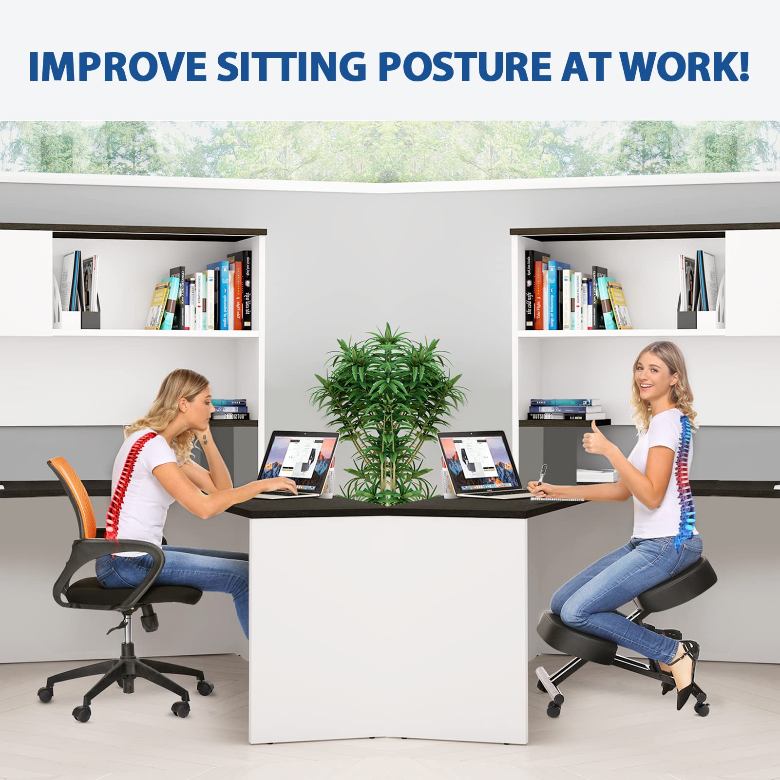 Kneeling Chair Ergonomic for O - Home Office Chair reseña y precio