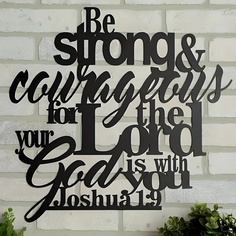 Scripture Metal Wall Art, Insp - Home Office Room Inspiration reseña y precio