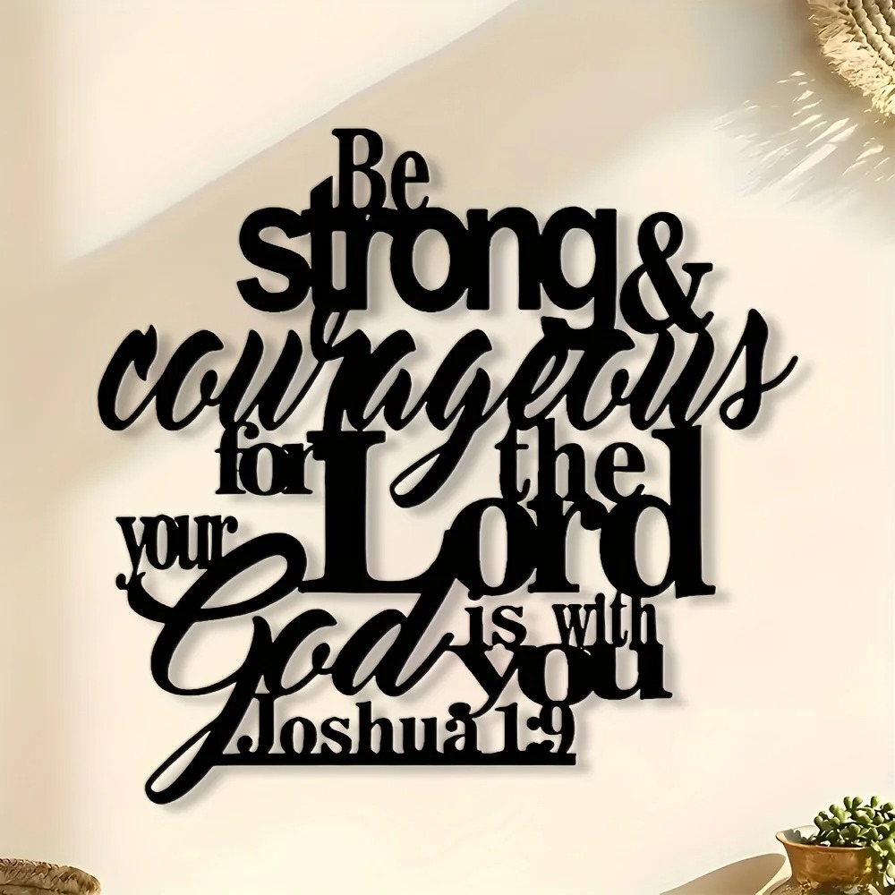 Scripture Metal Wall Art, Insp - Home Office Room Inspiration reseña y precio