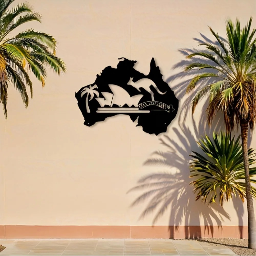Australia Kangaroo Metal Wall  - Home Office Australia reseña y precio