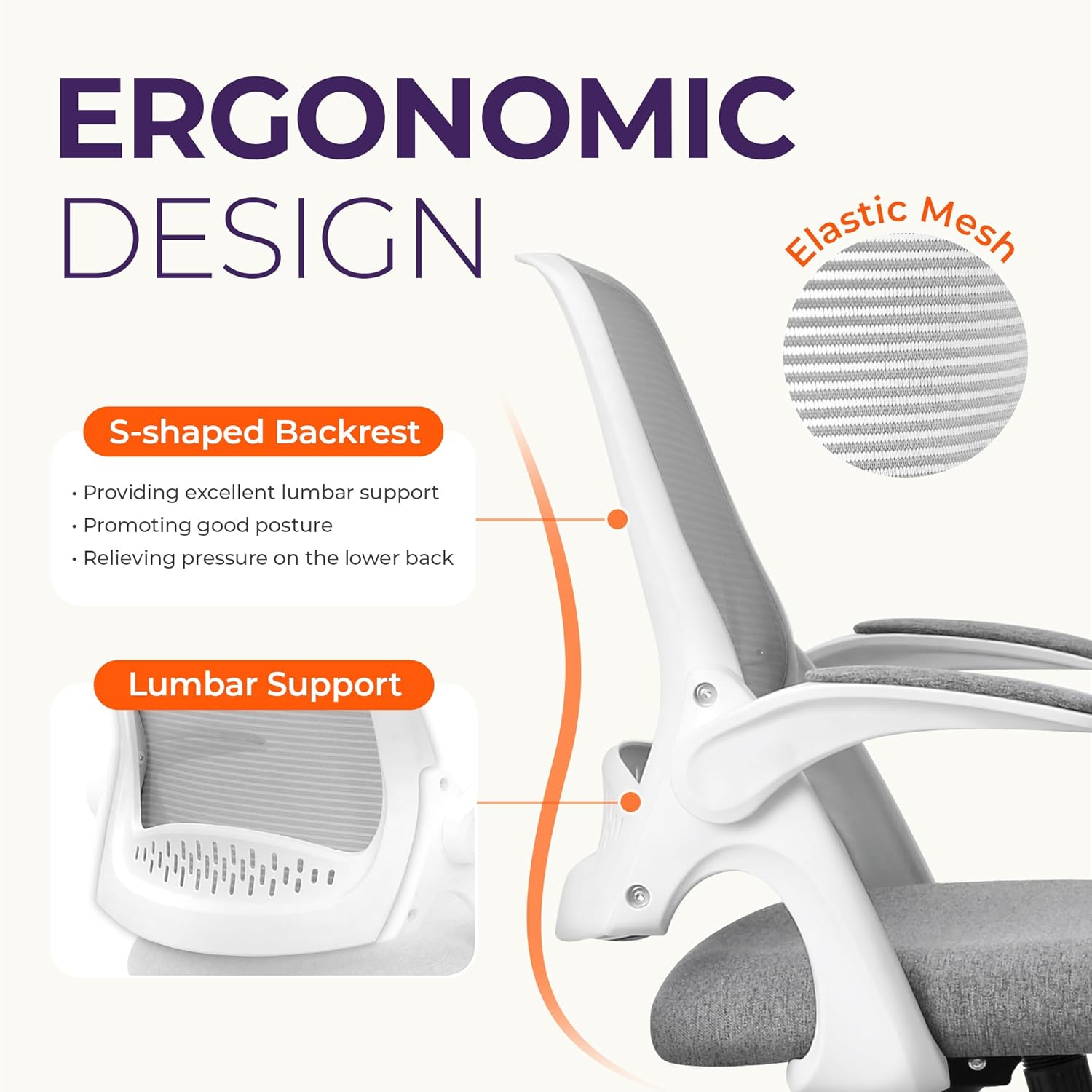 Ergonomic Mesh Office Chair wi - Home Office Chair reseña y precio