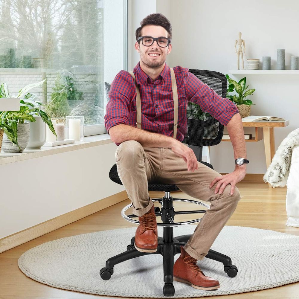 Ergonomic Black Mesh Swivel Of - Home Office Chair reseña y precio