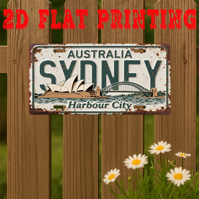 Tin Sign - Australia Sydney Ha - Home Office Australia reseña y precio