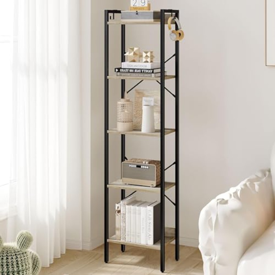 Bookshelf, Book Shelf, Industr - Home Office With Bookshelves reseña y precio
