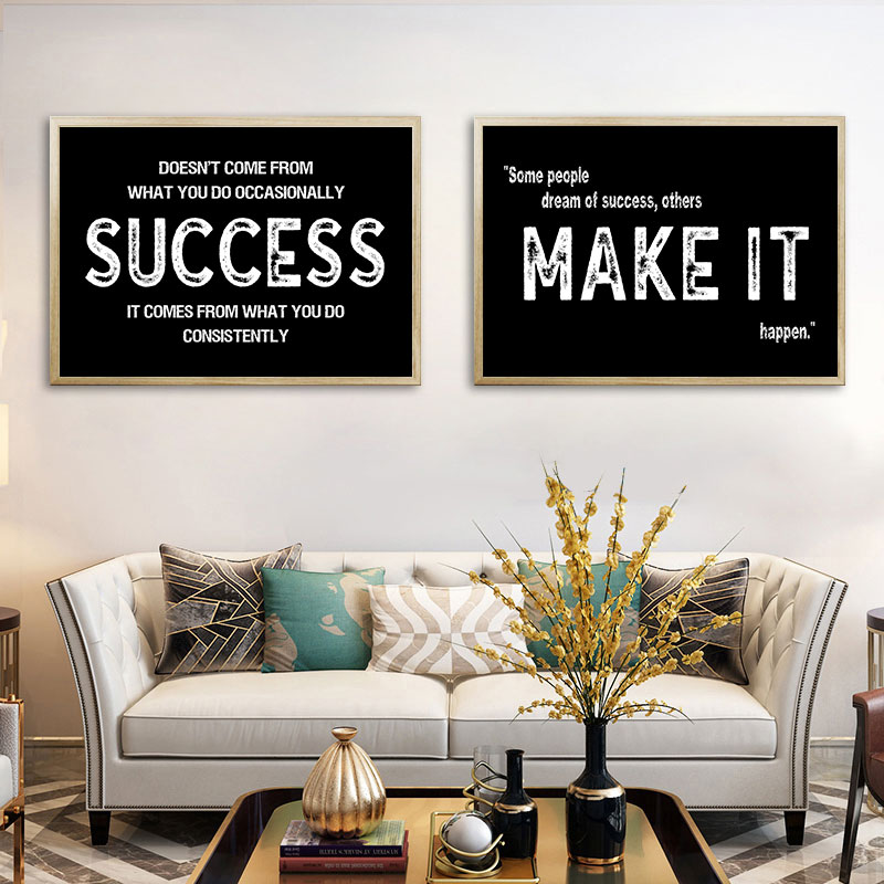 Modern Black Inspirational Can - Home Office Room Inspiration reseña y precio