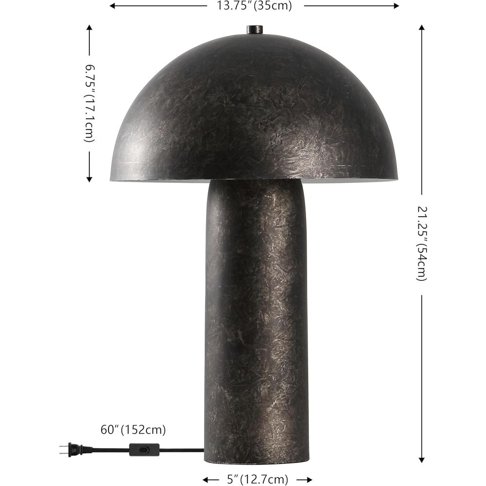 Antique Black 21-inch Mushroom - Home Office In Living Room reseña y precio