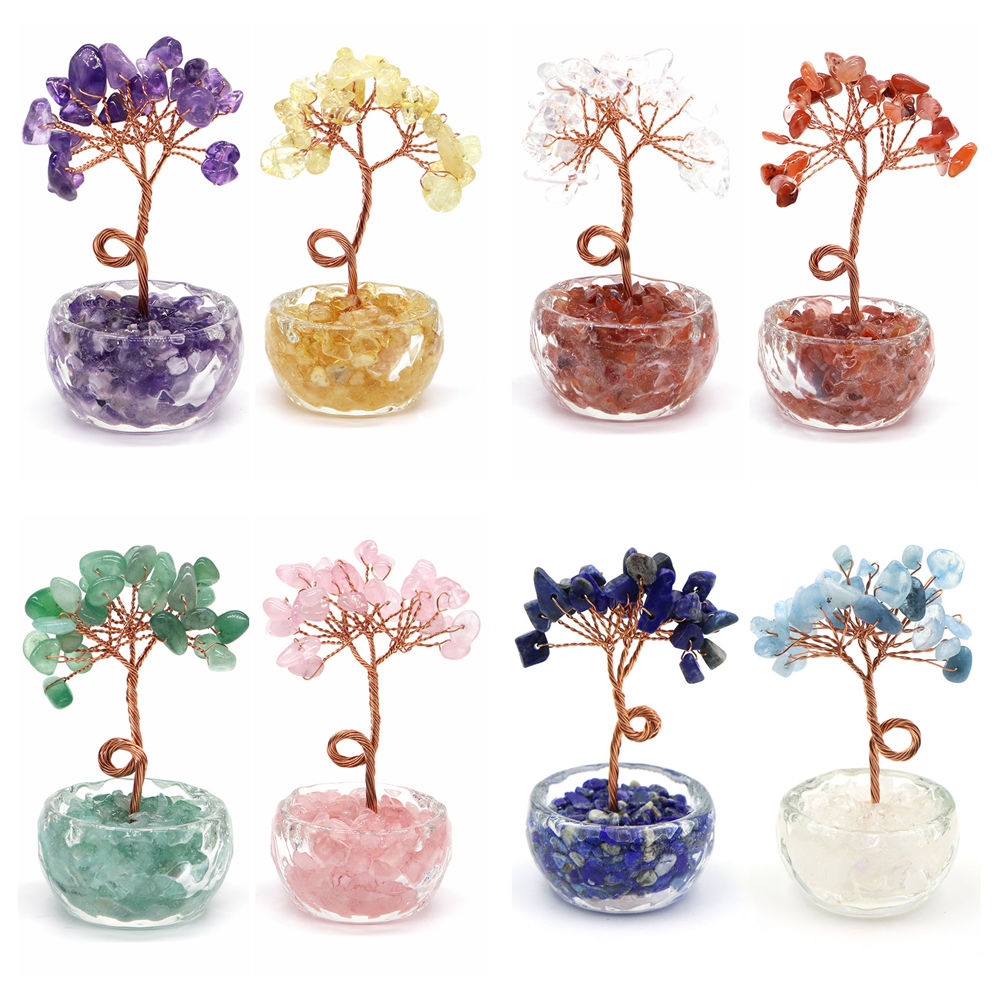 Natural Gemstone Crystal Lucky - Home Office In Living Room reseña y precio