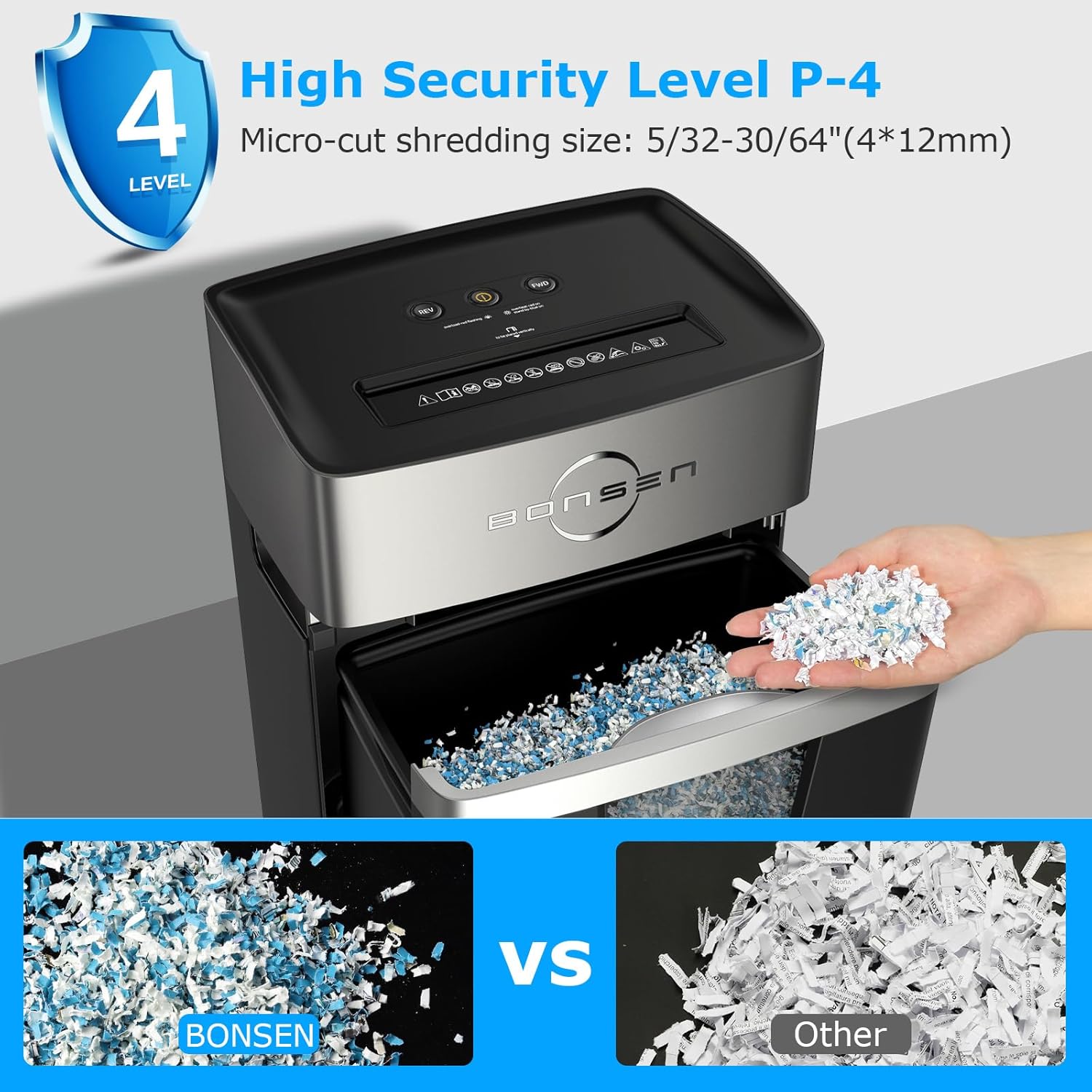 Micro Cut Paper Shredder 12 Sh - Home Office Shed reseña y precio