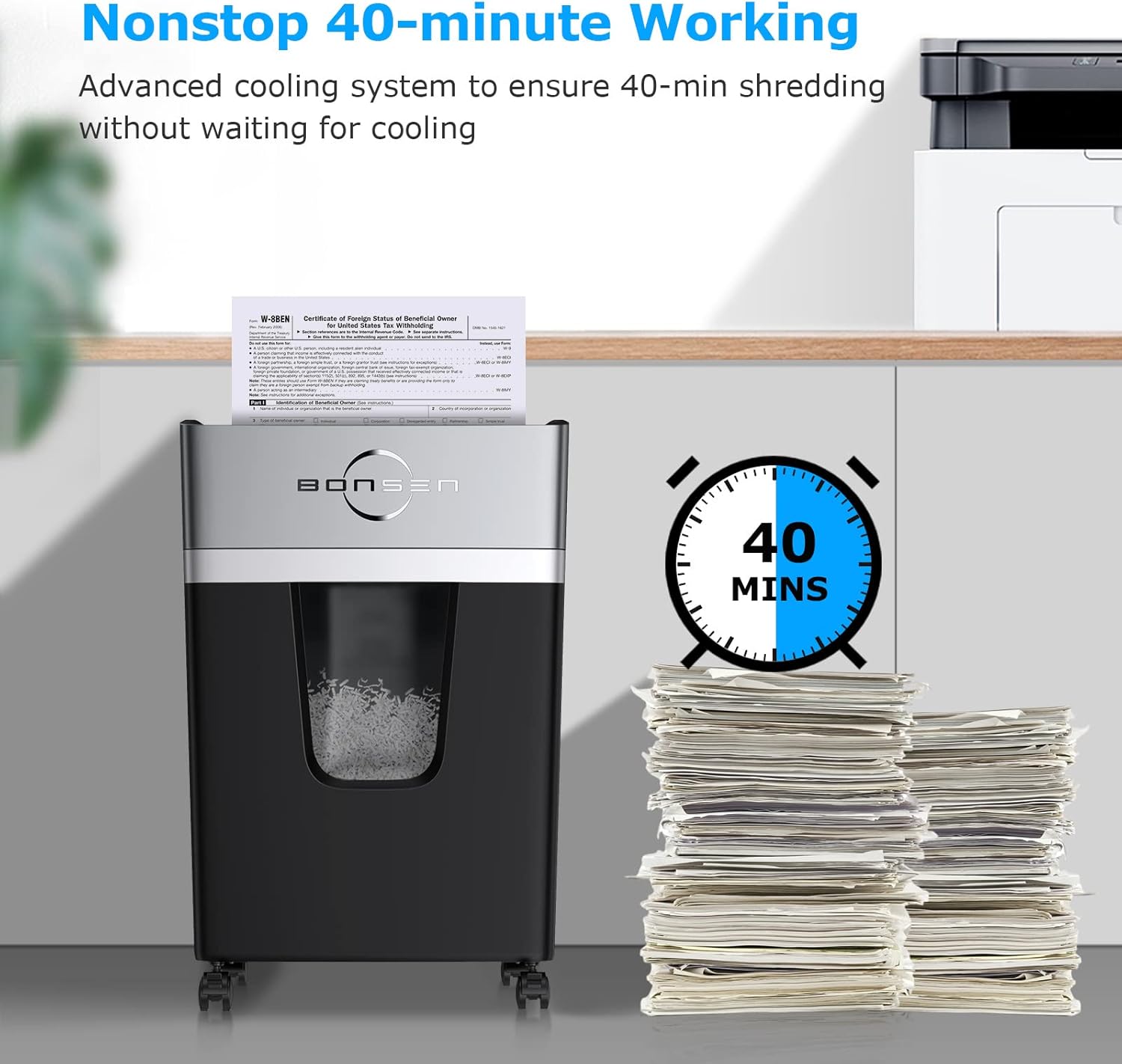 Micro Cut Paper Shredder 12 Sh - Home Office Shed reseña y precio