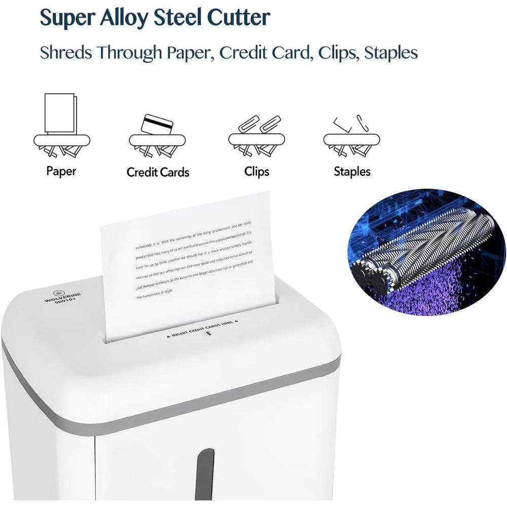 Ultra Quiet 8-Sheet P-5 Securi - Home Office Shed reseña y precio