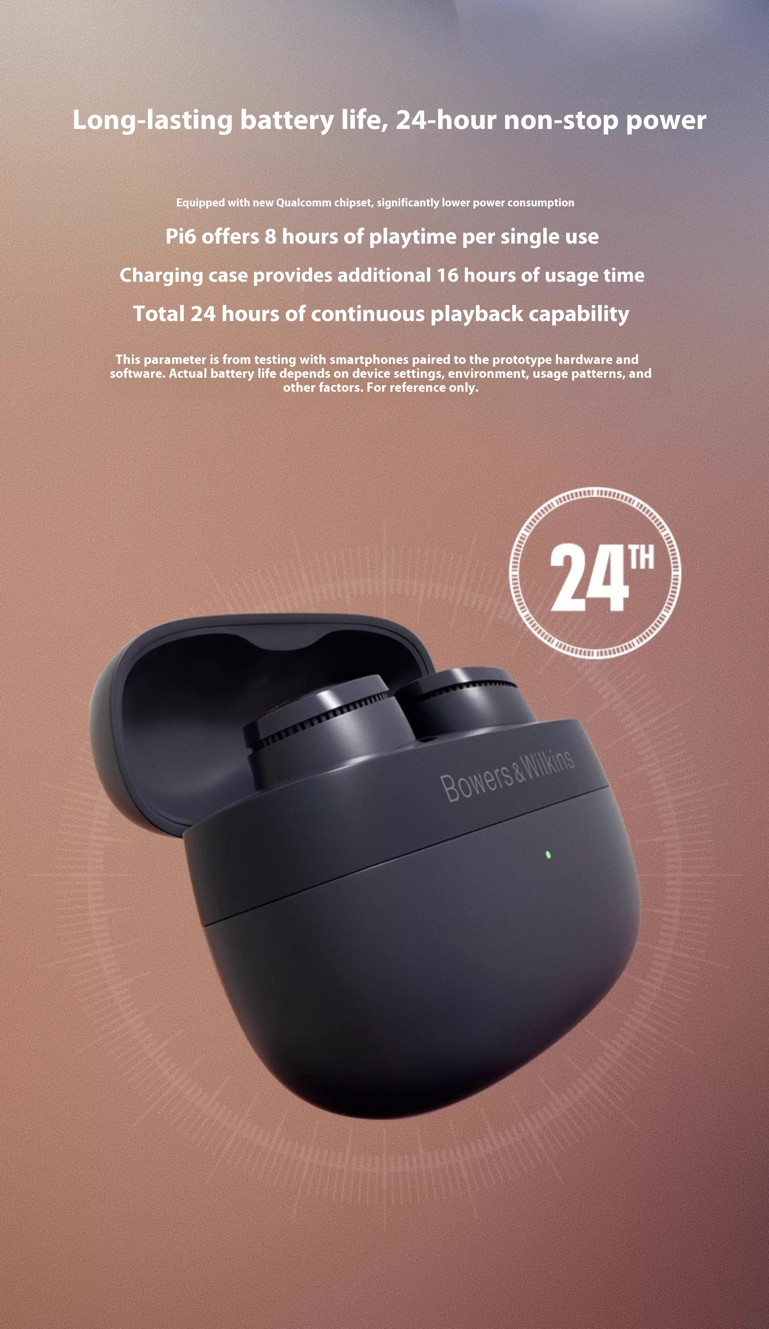 Genuine B&W Pi6 Wireless Bluet - Noise Canceling Headphones reseña y precio