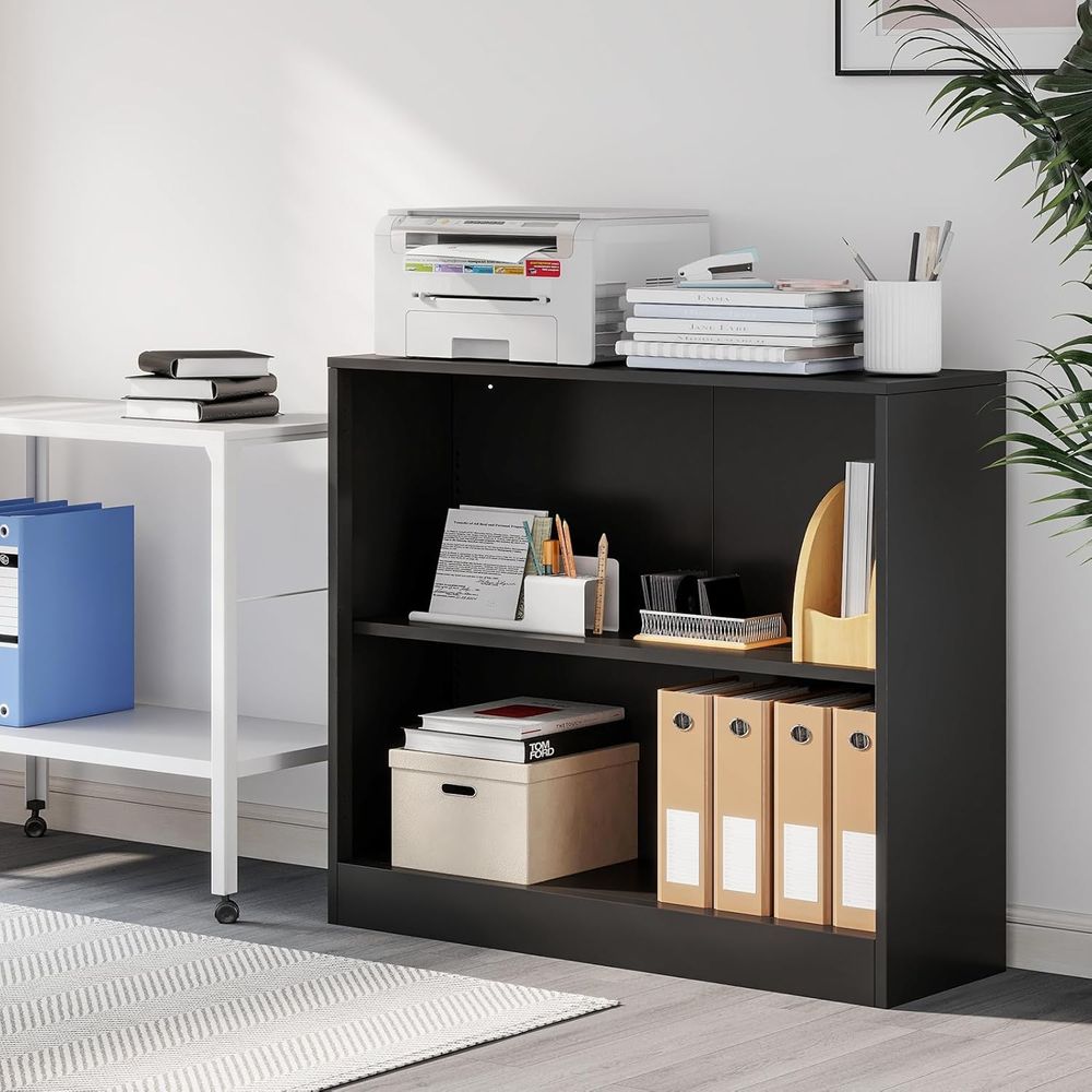 Adjustable Shelf Metal Storage - Home Office With Bookshelves reseña y precio
