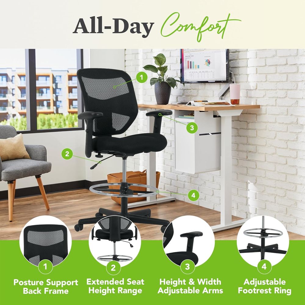 Ergonomic Mesh Standing Office - Home Office Chair reseña y precio