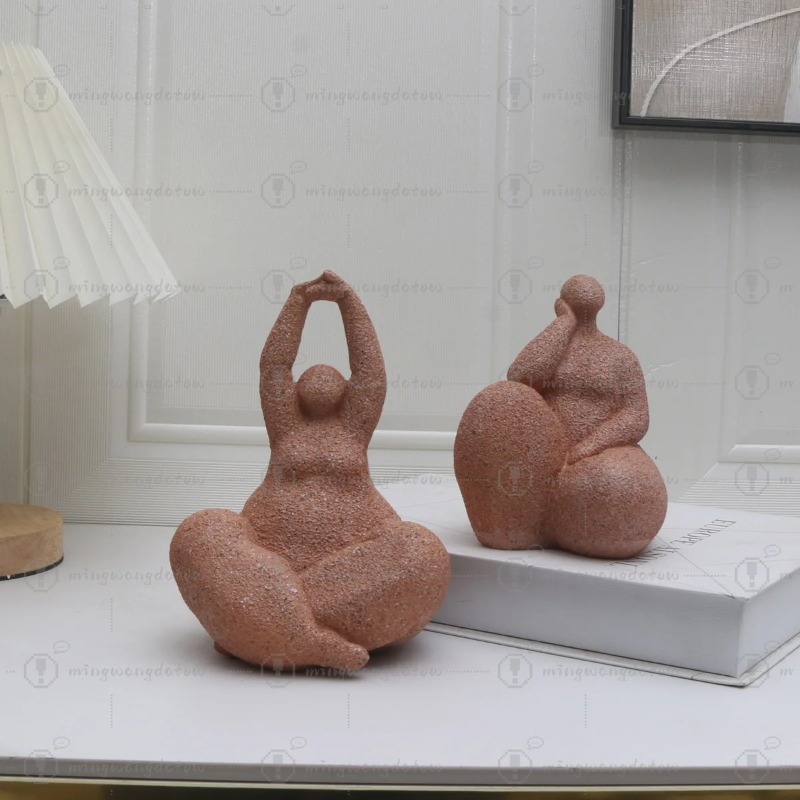 1pc, Sandstone Resin  Chubby W - Home Office In Living Room reseña y precio