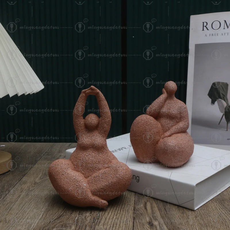 1pc, Sandstone Resin  Chubby W - Home Office In Living Room reseña y precio