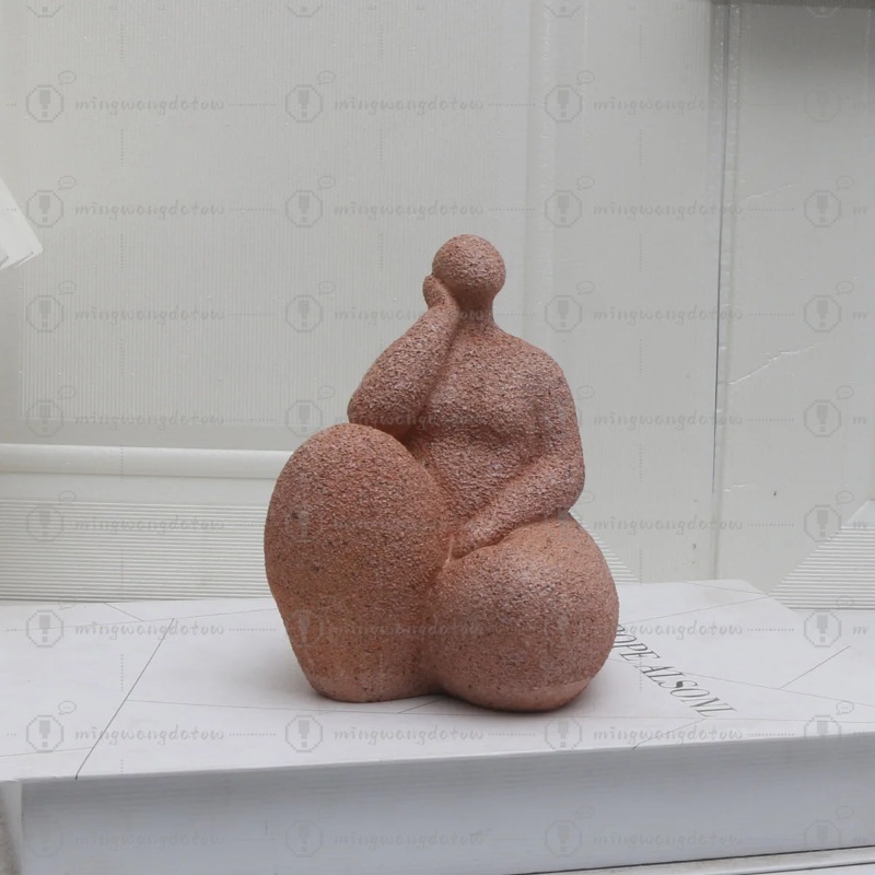 1pc, Sandstone Resin  Chubby W - Home Office In Living Room reseña y precio