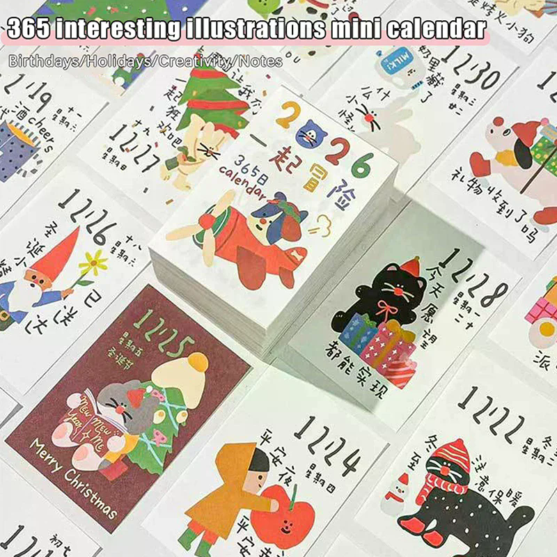 Mini 365 Day Calendar 2026 Pla - Home Office 365 reseña y precio