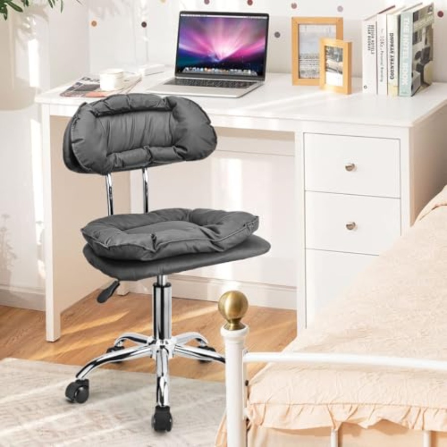 Rolling Stool Backrest Thick S - Home Office Chair reseña y precio