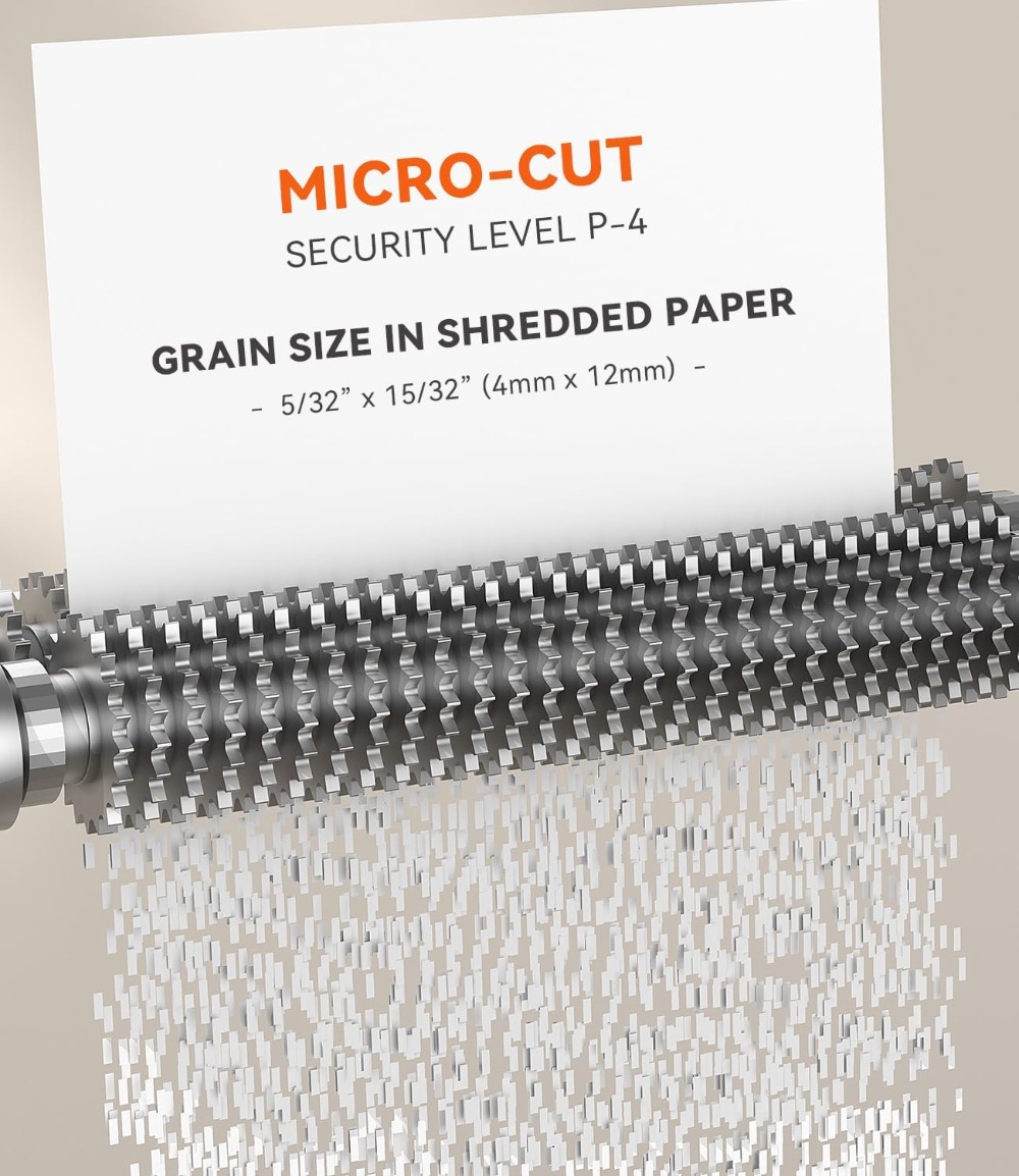 Micro-Cut Paper Shredder P-4,  - Home Office Shed reseña y precio