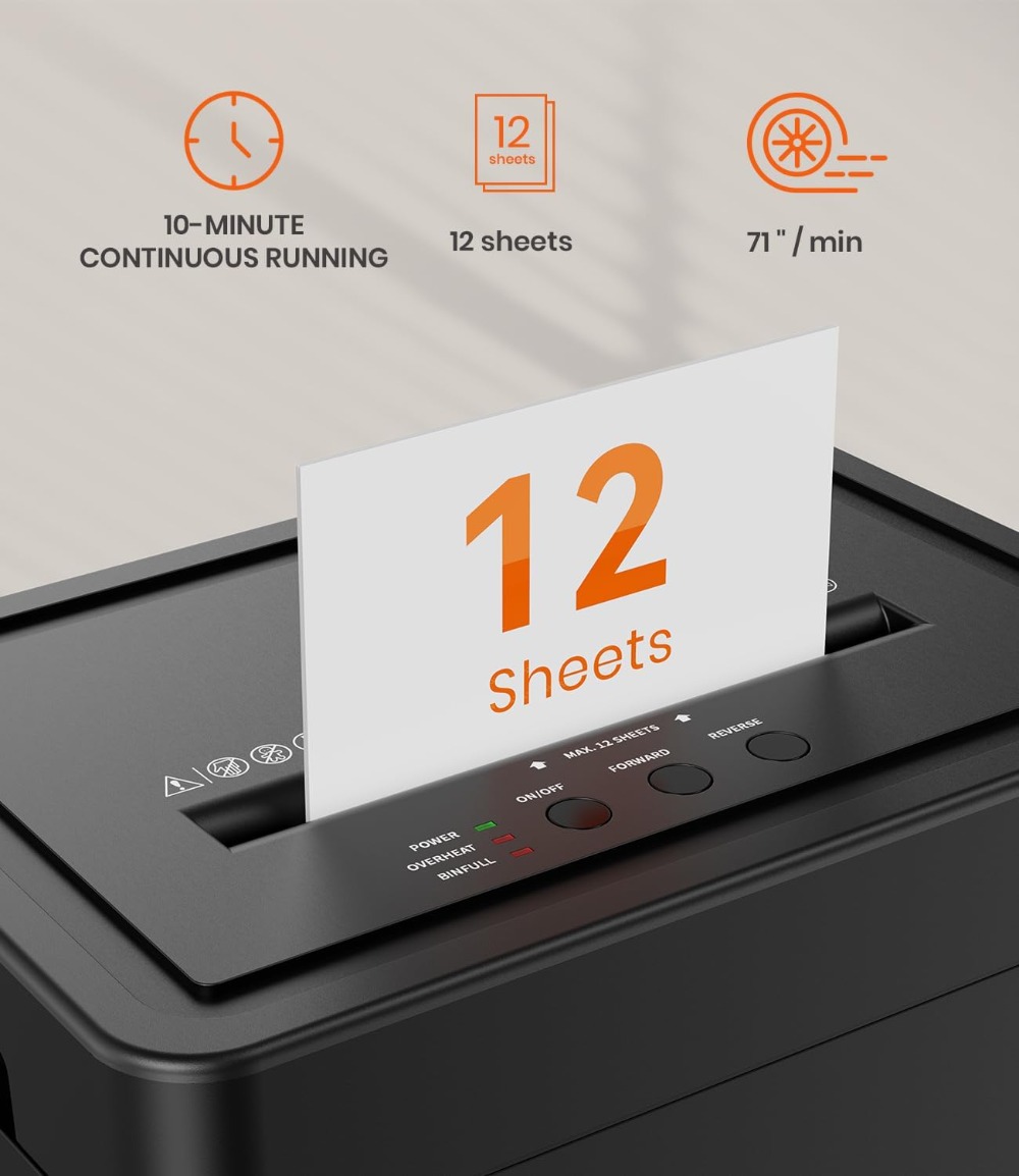 Micro-Cut Paper Shredder P-4,  - Home Office Shed reseña y precio
