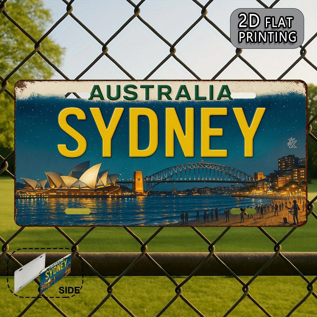 Australia Sydney License Plate - Home Office Australia reseña y precio