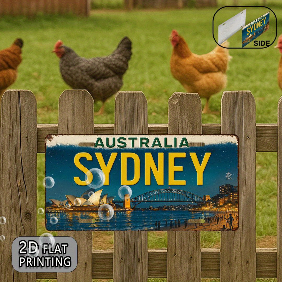 Australia Sydney License Plate - Home Office Australia reseña y precio