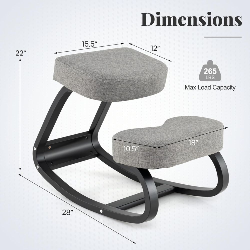 Ergonomic Kneeling Chair with  - Home Office Chair reseña y precio